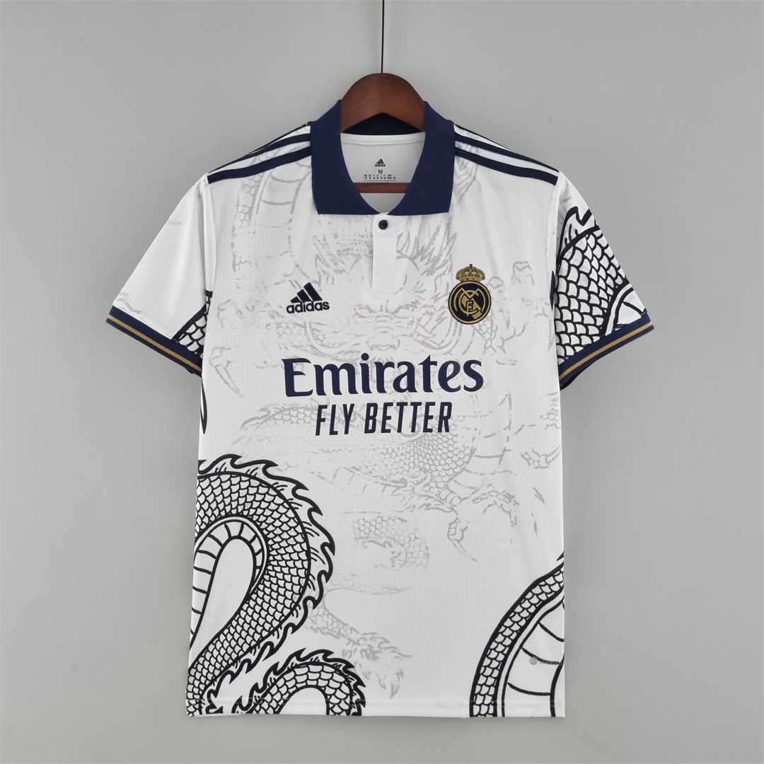 AAA Quality Real Madrid 23/24 White Dragon Training Jersey